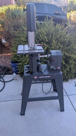 Shopsmith bandsaw with power station