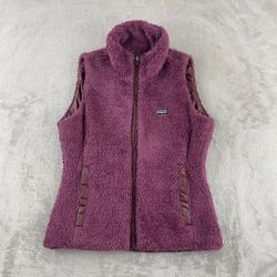 PATAGONIA Reversible Vest Los Gatos Fleece Purple Women's Size X Small