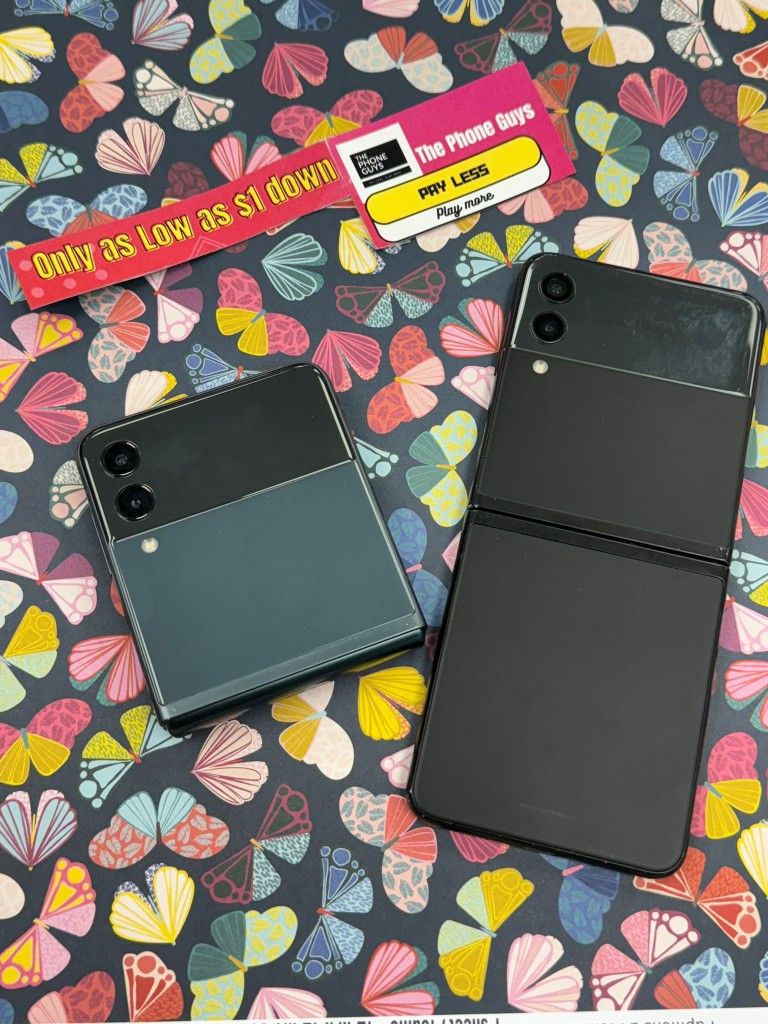 Samsung Galaxy Z Flip 4 Pay $1 DOWN AVAILABLE NO CREDIT NEEDED Electronics & Media