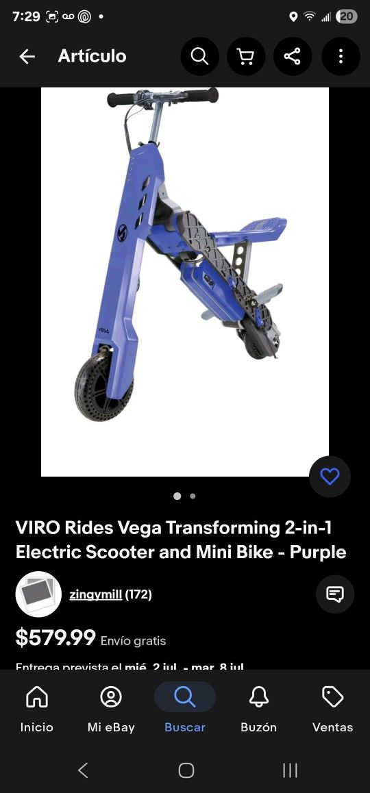 Vitro Scooter 2 In 1