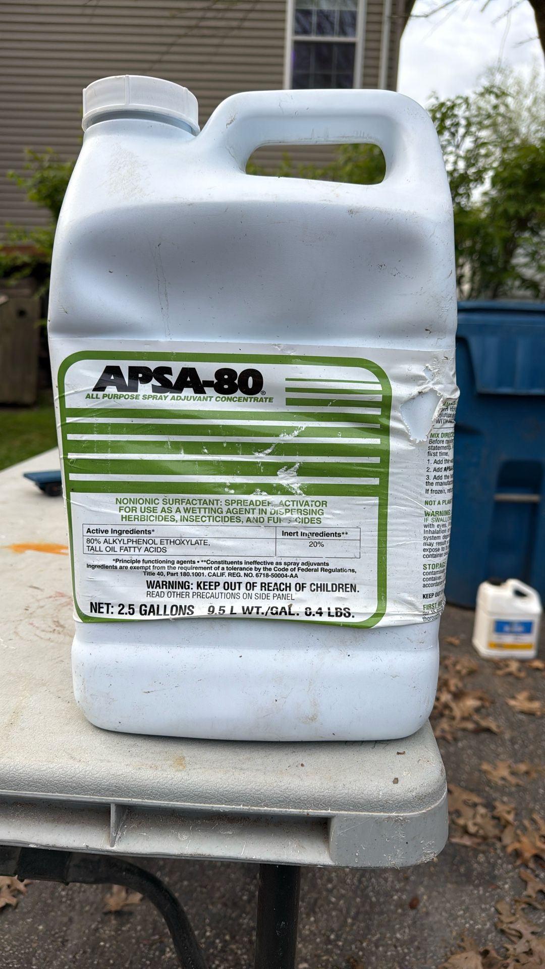 APSA-80 Spray Adjuvant Concentrate