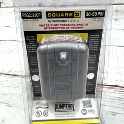 SQUARE D Well Water Pump Pressure Switch Pumptrol 30-50 PSI 1/4" NPT FSG2J21CP 