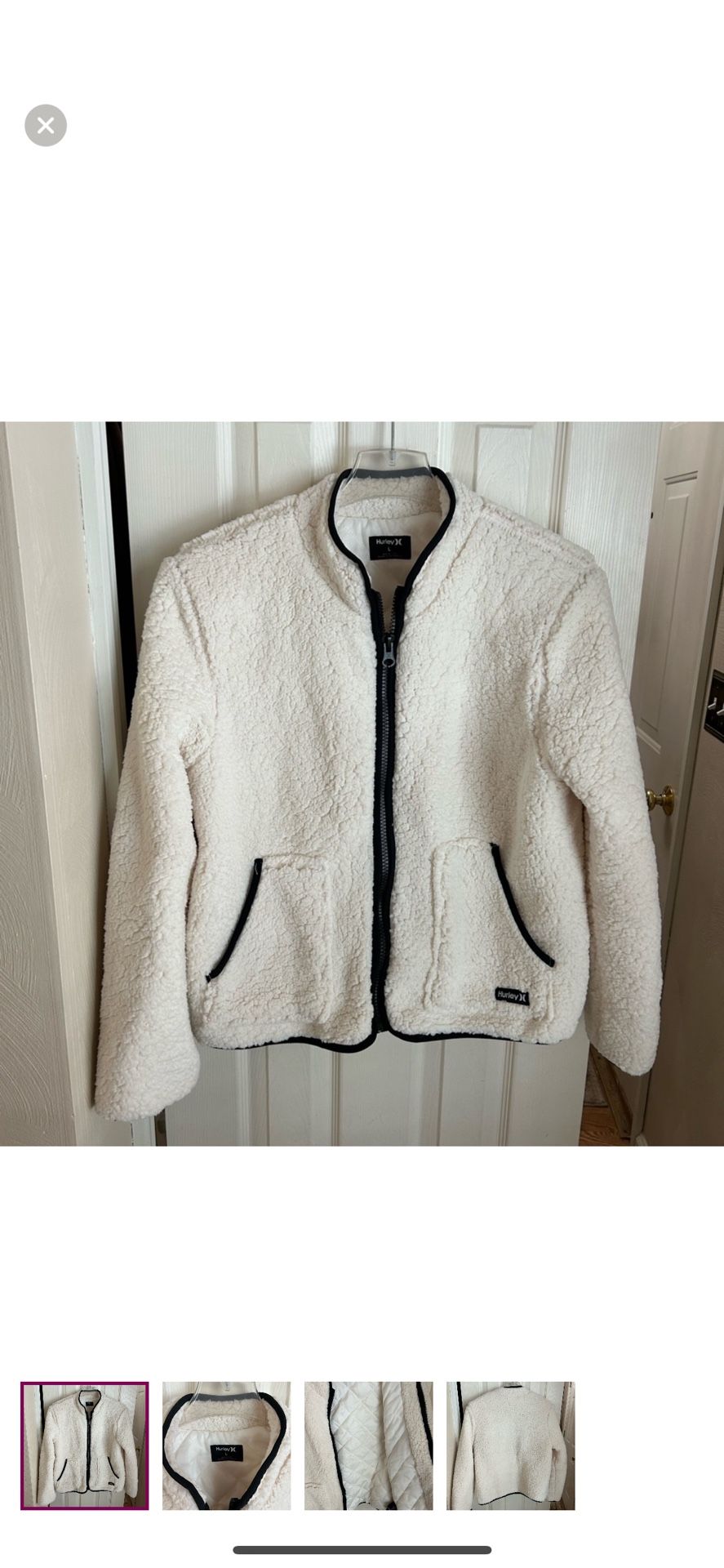 Hurley Fleece Coat L