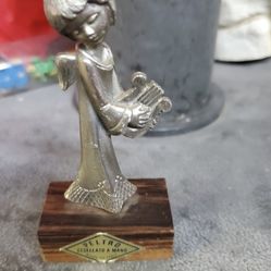 Vintage Pewter Angel
