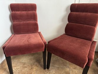 High-End Upholstered Accent Chairs – Set of 2