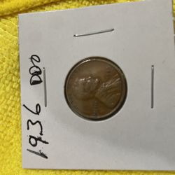 US Coins 1936 wheat Lincoln penny