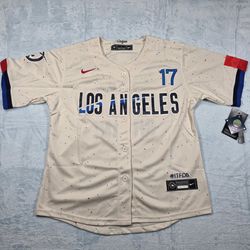 Women's Dodgers Shohei Ohtani #17 City Connect Jersey Size Large