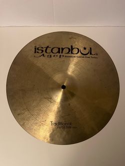 Istanbul Agop 15” Traditional Paper Thin Crash Cymbal