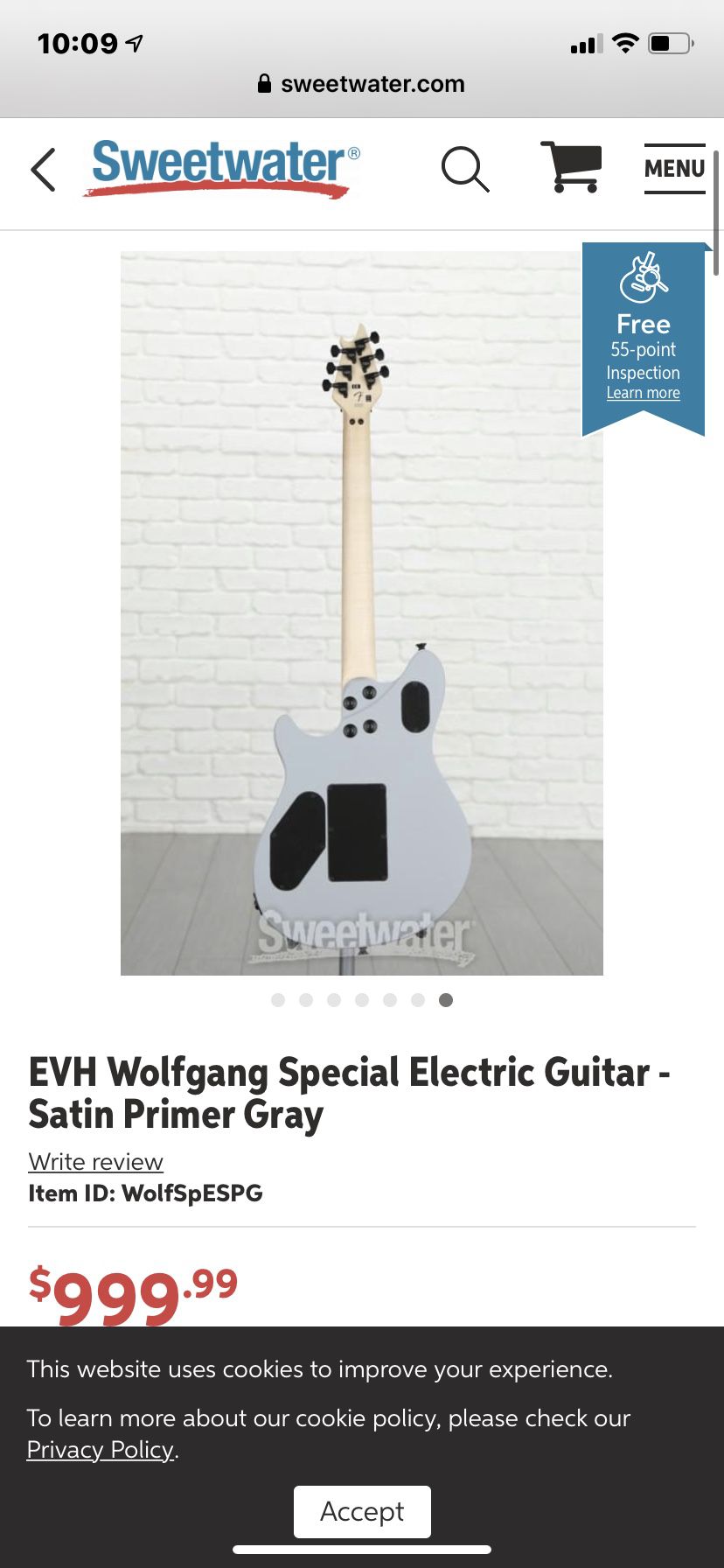 guitar Evh wolfgang