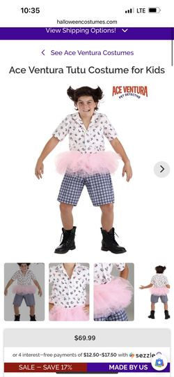 Halloween Ace Ventura Tutu Costume 