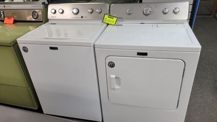 Set maytag commercials washer and dryer top load work great conditions delivery haul away old ones