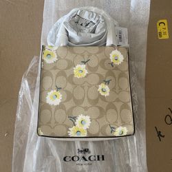 New Coach Daisy Beige Handbag 