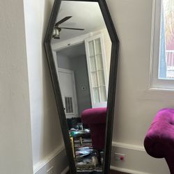 Gothic Coffin Mirror 6 Ft 