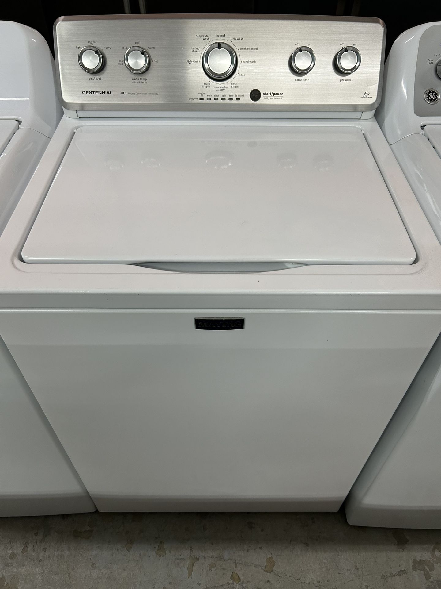 Maytag Washer With Stainless Tub