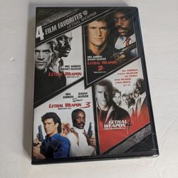 4 Film Favorites Lethal Weapon Collection New Sealed  Info Below 
