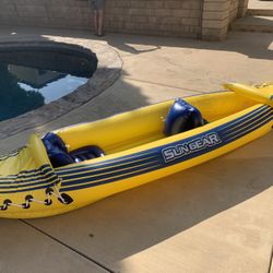 Kayak Inflatable 11 Foot. Like New