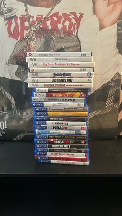 Wii, PS4 , PS5 Games