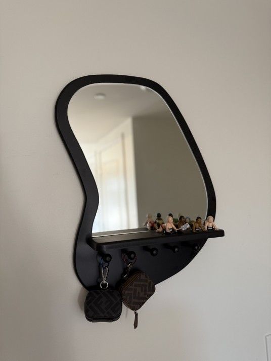 Laurel Wall Mirror Shelf