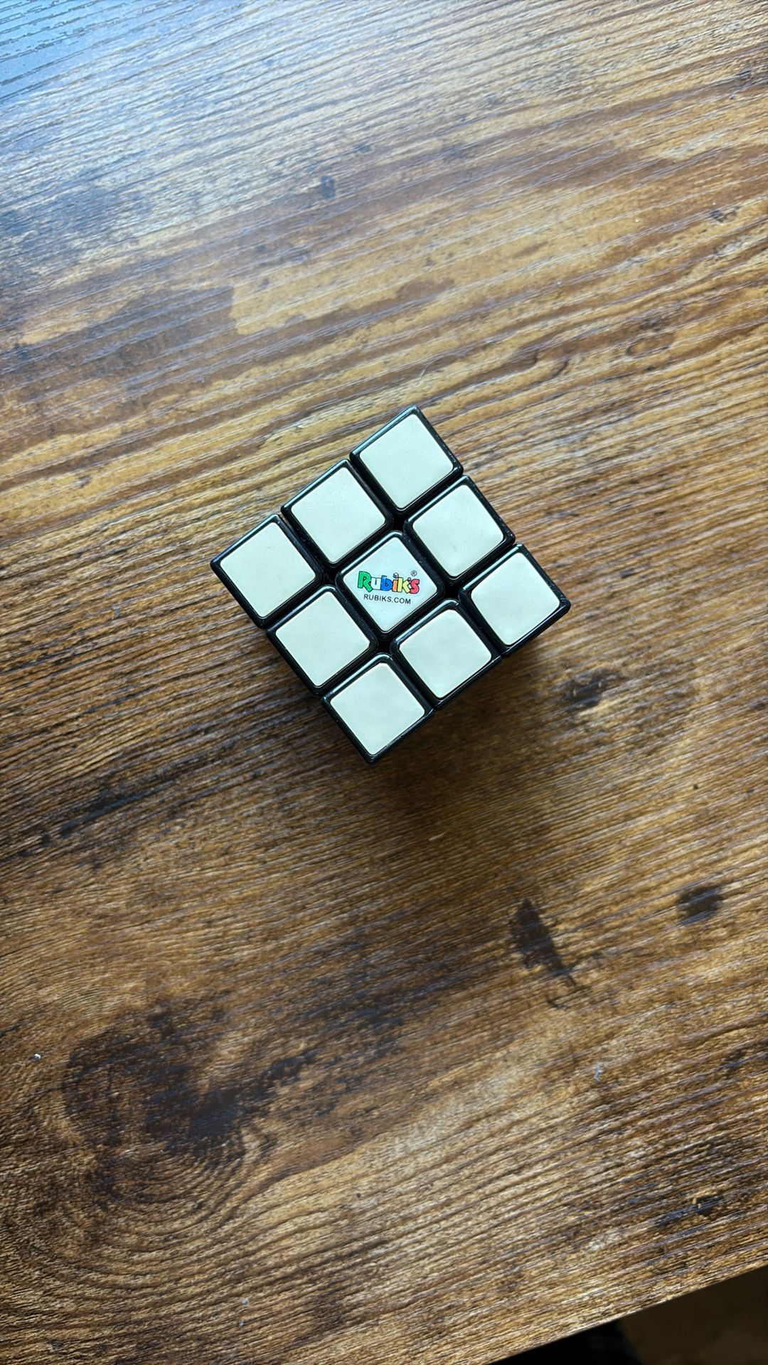 Classic 3x3 Rubik’s Cube. don’t use any more.