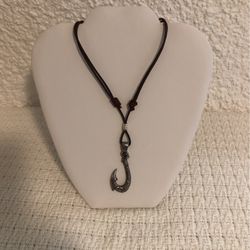 Hand Made Adjustable Leather Neckless