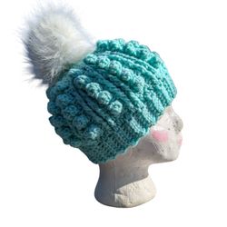 Child Teen Crochet Beanie Handmade 