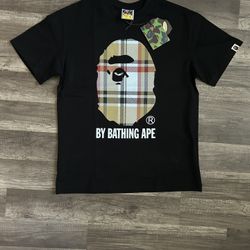 Bape Check By Bathing Ape T-shirt Black Small