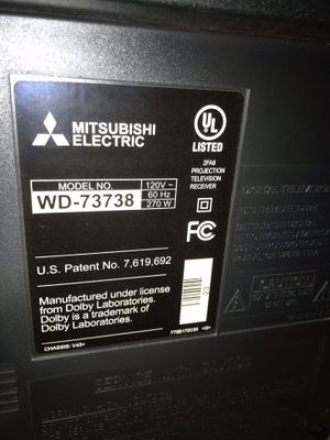 Wd 73738 Mitsubishi Tv - Jarred Bradford