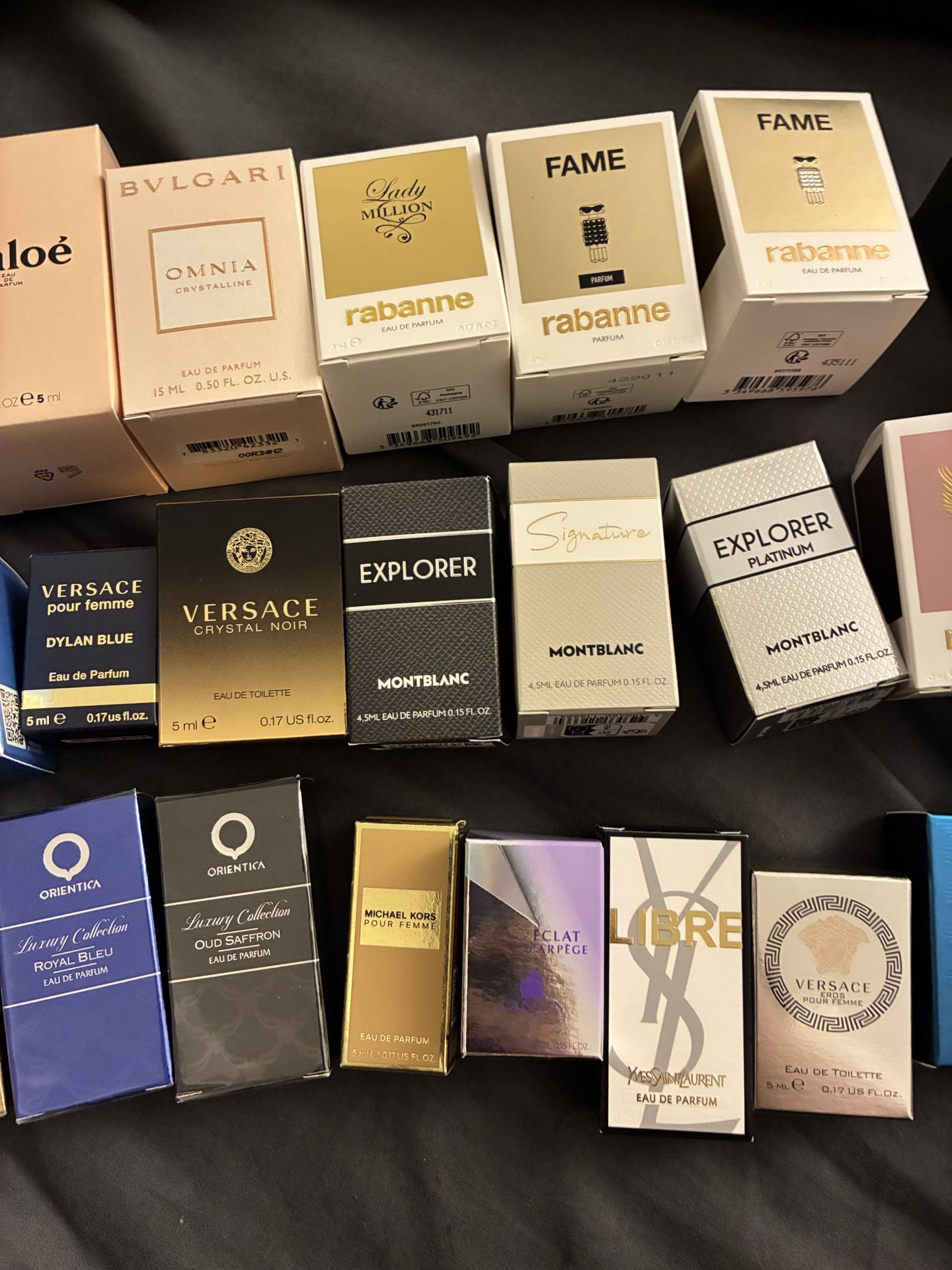 Variety Of Fragrances