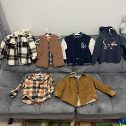 Toddler Jacket, shirt. Size 2T  Chamarra Y Camisas  Talla 2T