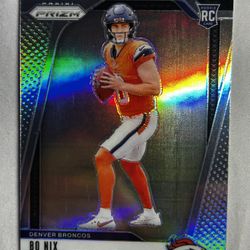 2024 Prizm Bo Nix Silver RC