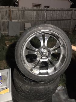 18” chrome rims in great condition