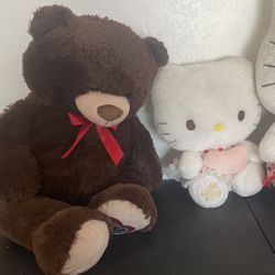 Hello Kitty And Teddy Bear Set