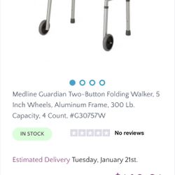 Medline Guardian Walker