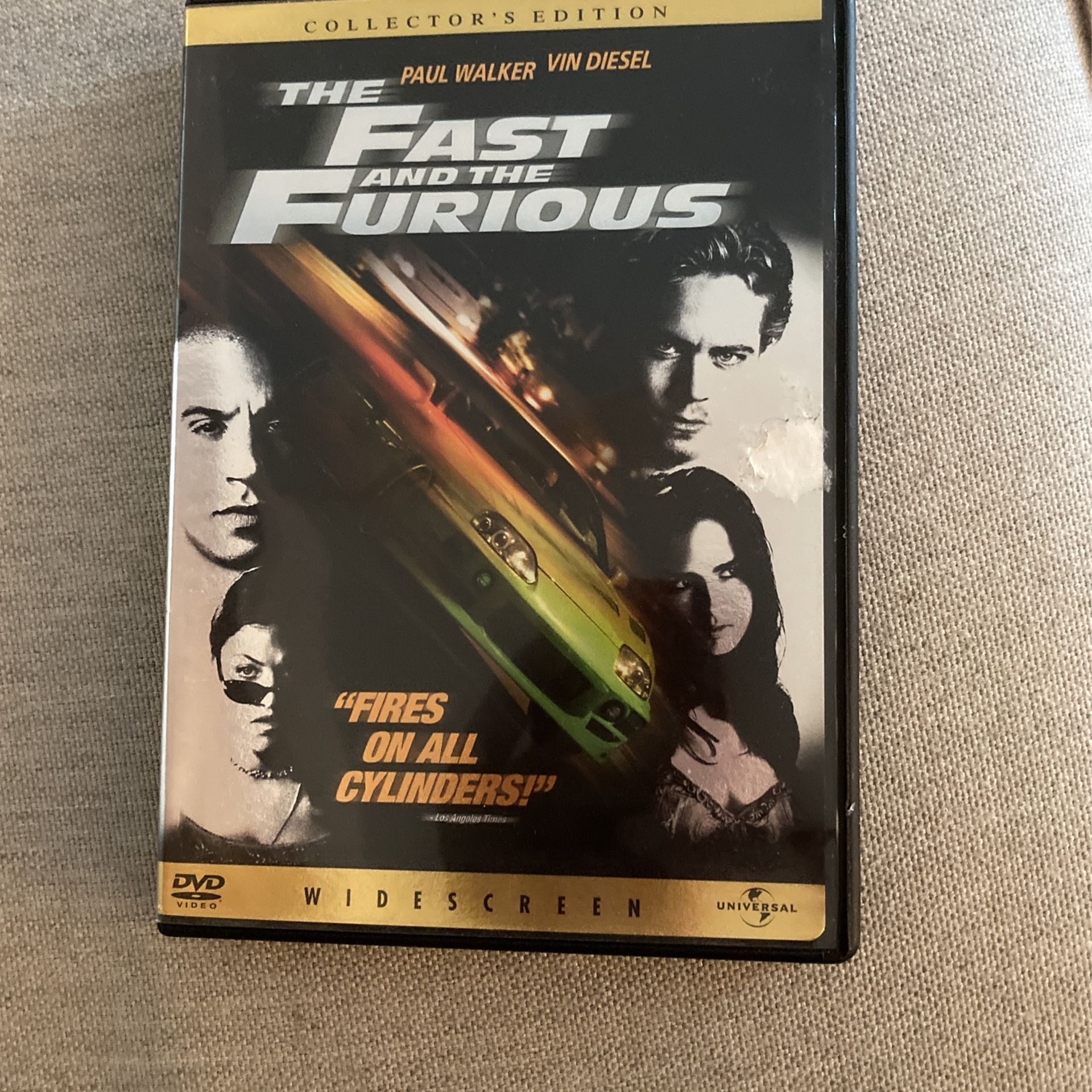 The Fast And The Furious DVD