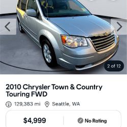 2008 Chrysler Town And Country Lx 