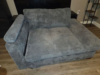 Grey Chaise lounge couch