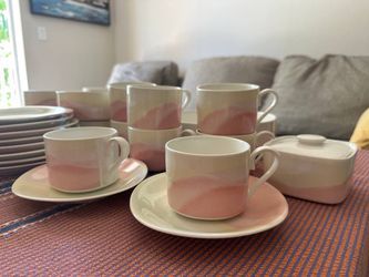 Vintage International China Stratosphere Painted Horizon 34-Piece Dinnerware Set Japan