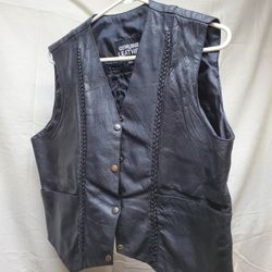 Womens Leather Vest