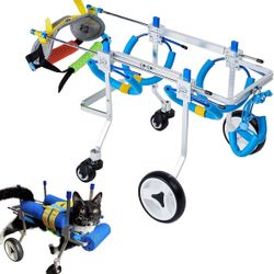 Adjustable 4-Wheel  dog Wheelchair