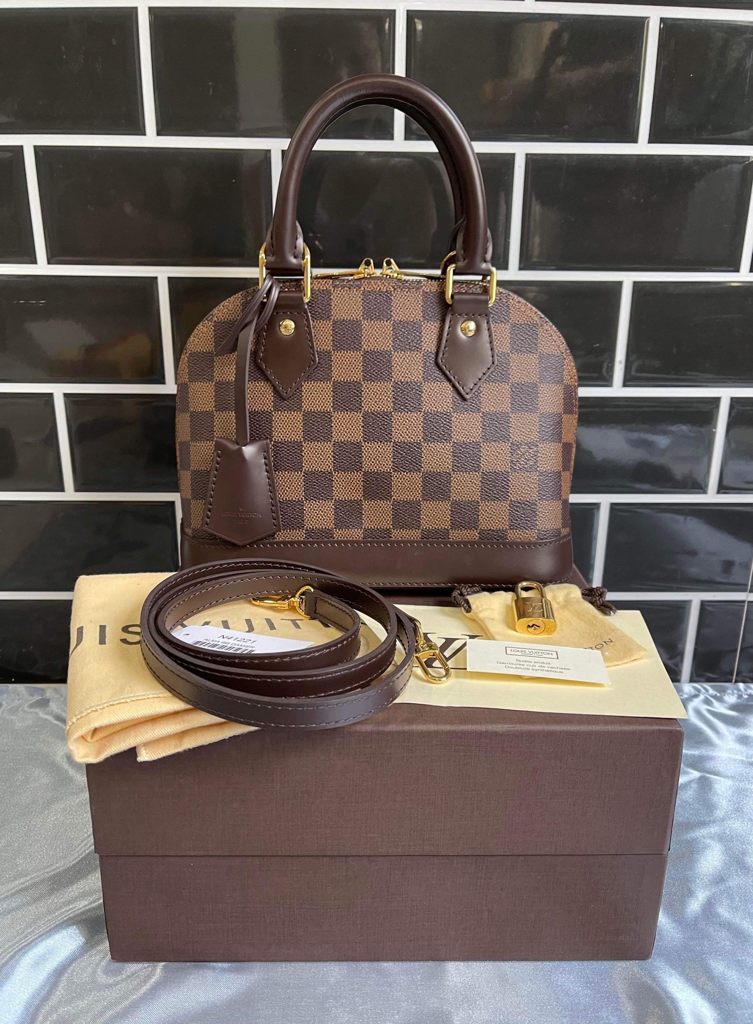 Authentic Like New Louis Vuitton Alma bb Please Check More Pictures Show  Shape for Sale in Oak Lawn, IL - OfferUp