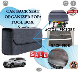 CAR BACK SEAT TOOL BOX ORGANIZER FOR TOYOTA RUSH ORGANIZE YOUR TOOLS