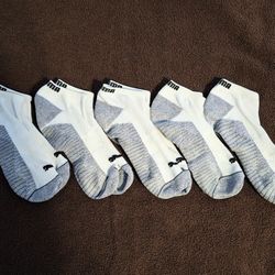 PUMA LOW-CUT SOCKS (5 PAIRS)