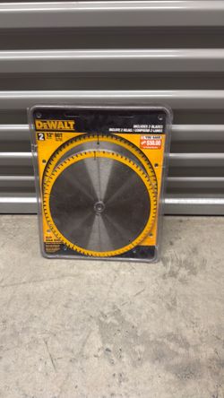 Dewalt 2 12” 80T Saw Blades