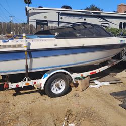 Fishing Boat And Trailer