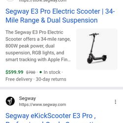 Segway Ninebot E3 Pro