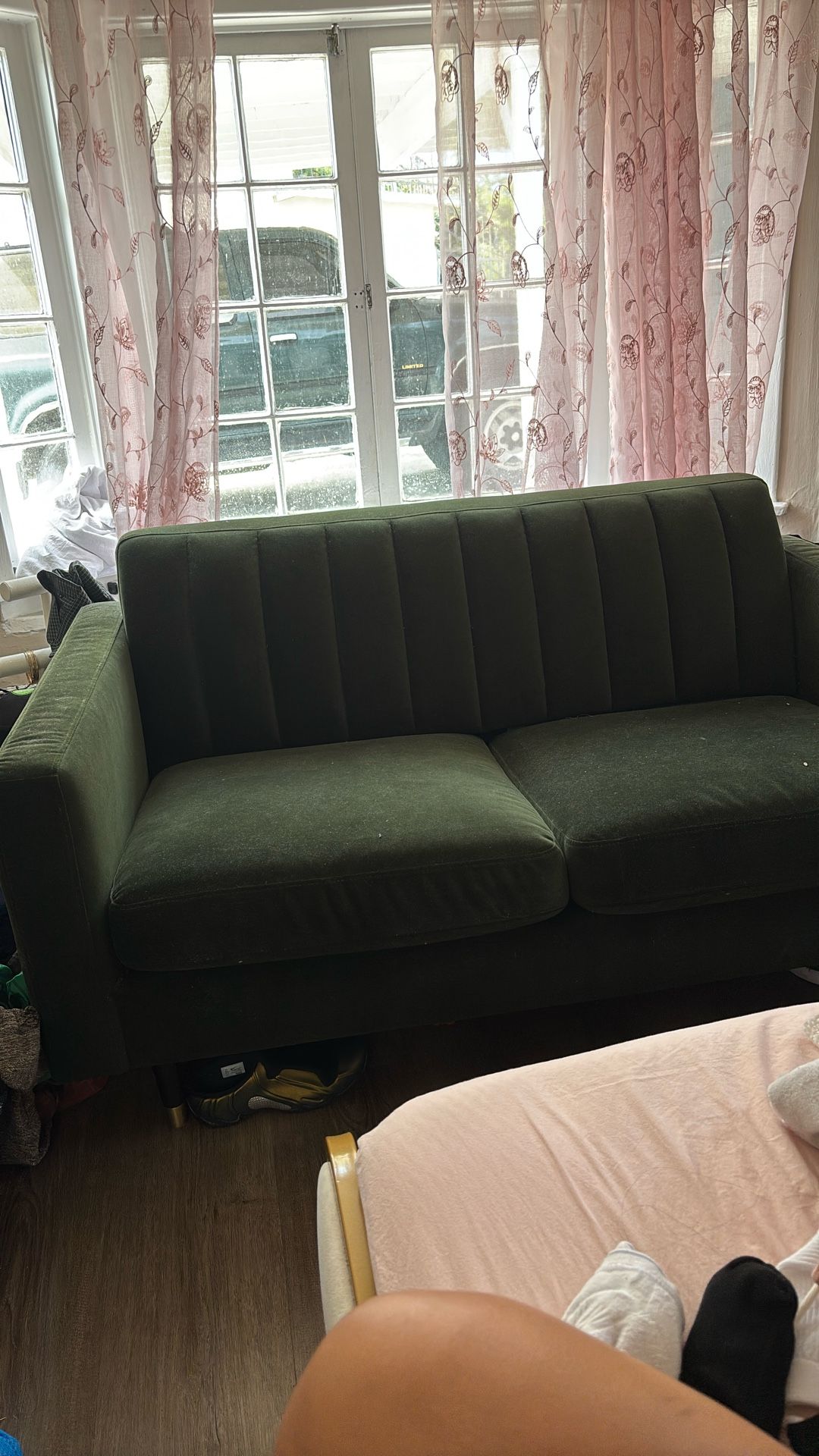 Green Love Seat