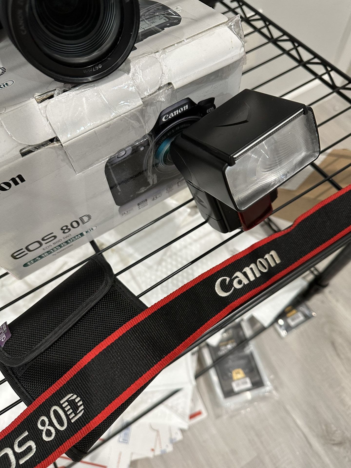 Canon EOS 80D MP Digital SLR Camera w/18 135mm Lens Low