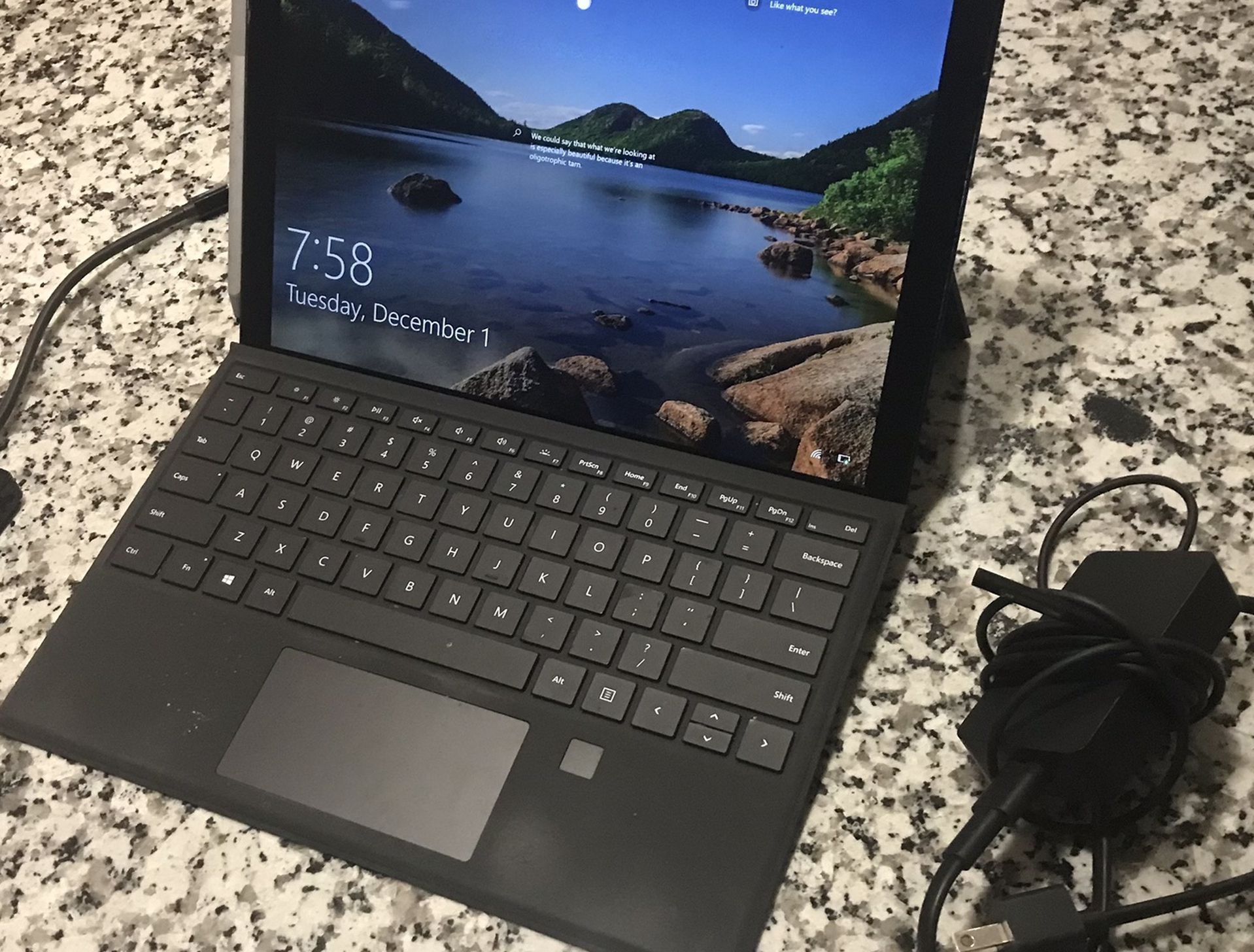Surface Pro 6 with Keyboard, Stylus Pen, And HDMI Adapter