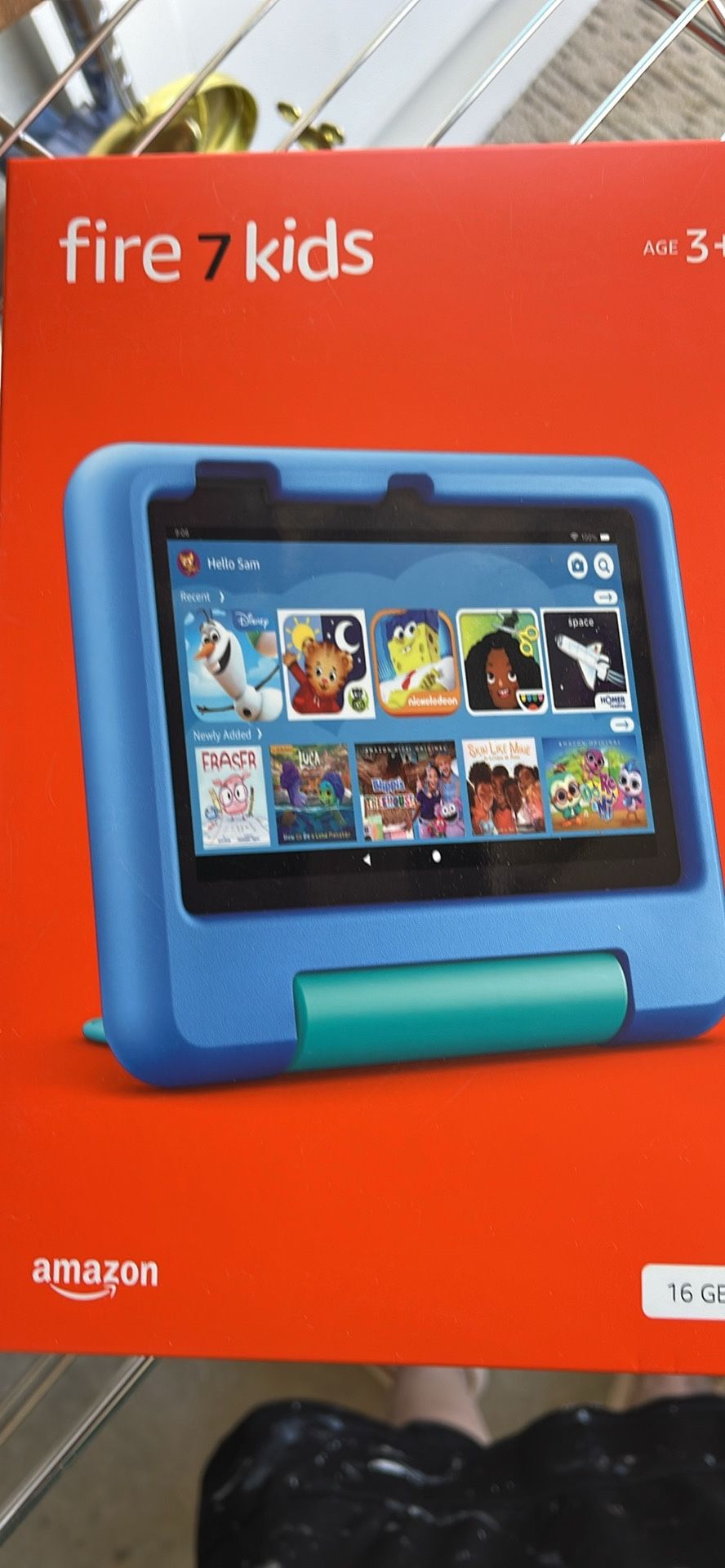 Amazon Fire Tablet With Case. 