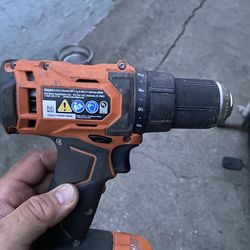 Ridgid drill no battery. NO charger